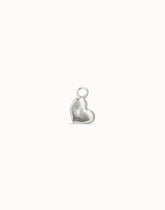 Heart-Shaped Charm - Silver