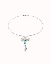 Long Pendant Necklace With A Dragonfly