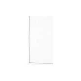 Cotone Linens Ivory Napkins With Stitching - Set Of 4