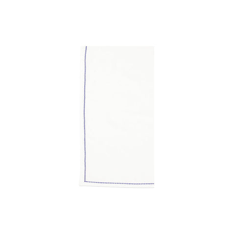 Cotone Linens Ivory Napkins With Stitching - Set Of 4