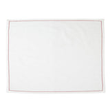 Cotone Linens Ivory Placemats With Stitching - Set Of 4