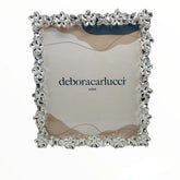 DUBAI PHOTO FRAME CRYSTAL SILVER TRIM 9 x 11