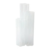 Flora Glass White Vase