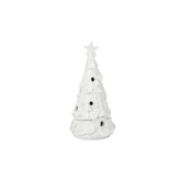 Foresta White Small Flocked Tree With Star