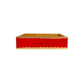 Florentine Wooden Accessories Red & Gold Dinner Napkin Holder