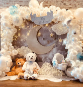 Over the Moon Arch Display with Canopy & Moon Sign