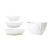 Lastra White 4-piece Serving Bowls Set