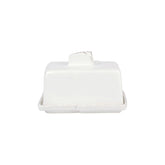 Lastra White Butter Dish