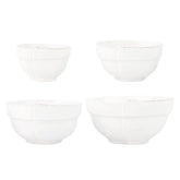 Lastra White Assorted Prepping Bowls - Set of 4
