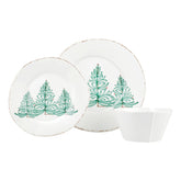 Melamine Lastra Holiday Three-piece Place Setting
