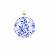 Ornaments Blue and White Flowers Ornament