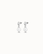 Long Earring White Pearl