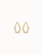 Long Hoop Earrings - Gold