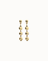 18K Gold Plated Balls Long Earring