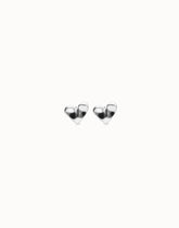 Sterling Silver Plated Heart Shaped Earrings