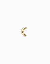 Moon Single Stud Earring - Gold