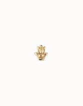 Hamsa Single Stud Earring - Gold