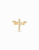 Dragonfly Single Stud Earring - Gold