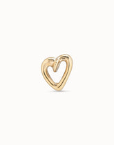 Heart Single Stud Earring - Gold