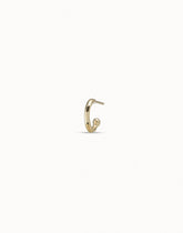 Single Hoop Earring - Gold