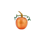 Pumpkins Figural Orange Glass Pumpkin