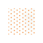 Papersoft Napkins Dot Orange Dinner Napkins (Pack of 20)