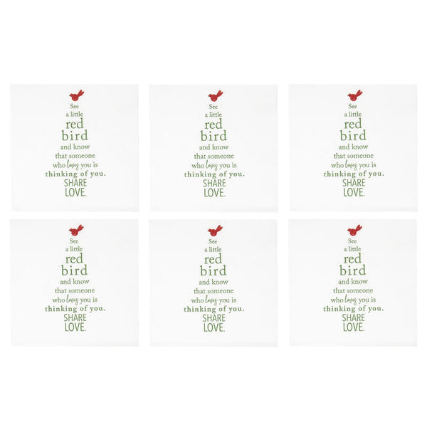 Papersoft Napkins Holiday Tree Cocktail Napkins (pack Of 20) - Set Of 6