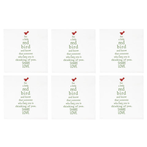 Papersoft Napkins Holiday Tree Cocktail Napkins (pack Of 20) - Set Of 6