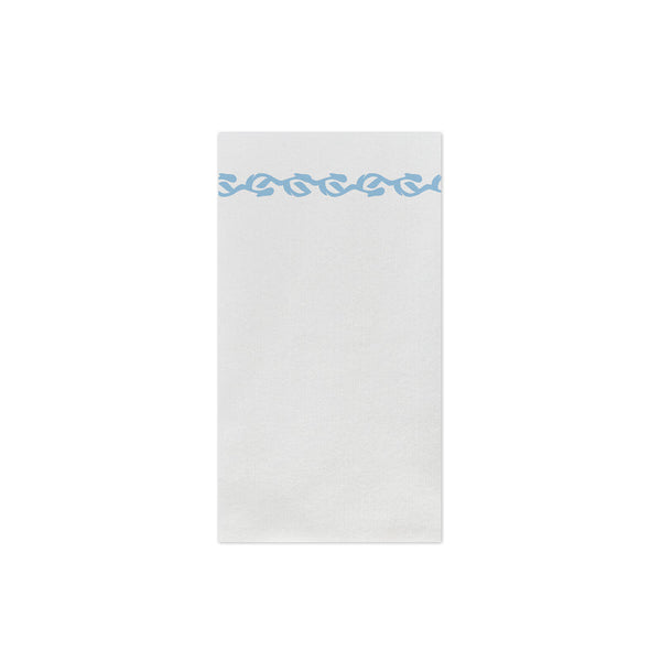 Papersoft Napkins Florentine Light Blue Guest Towels (pack Of 20)