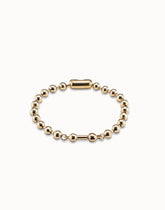 Beaded Charm Bracelet - Gold