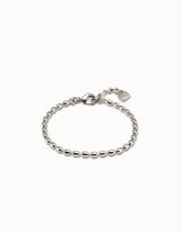 Oval Link Chain Charm Bracelet - Gold
