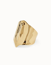 Bangle Bracelet Pleated In Gold 18K In The Shape Of A Stingray