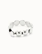 Leather Bracelet With Small Round Beads
