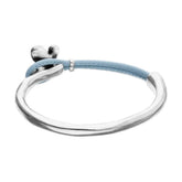 Silver and Blue Flutter Bracelet