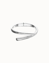 Sterling Silver Plated Alloy Bracelet In The Shape Of A Tube