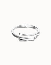 Sterling Silver Plated Alloy Bracelet In The Shape Of A Tube