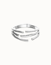 Sterling Silver Plated Alloy Bracelet In The Shape Of A Tube