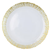 Rufolo Glass Gold Round Platter
