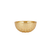 Rufolo Glass Gold Basketweave Dipping Bowl