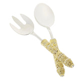 Windsor Salad Serving Set - Gold