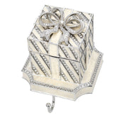 Gift Box Stocking Holder - White