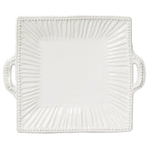 Incanto Stone Stripe Square Handled Platter