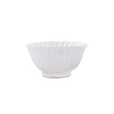 Incanto Stone White Stripe Small Serving Bowl