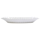 Incanto Stone White Scallop Bread Server