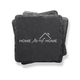 Set of 4 Square Slate Coasters