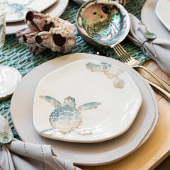 Tartaruga Turtle With Tail Salad Plate