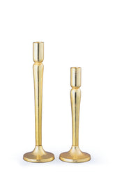 Simple Gold Taper Candle Holder