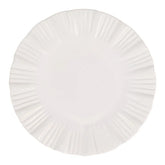 Bari White Small Round Platter