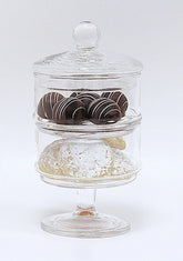 Liscio Ottico - Double Cookie Jar with Flat Design