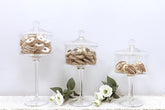 Liscio Ottico - Stemmed Cookie Jar with Ball Knob on Lid - Flat